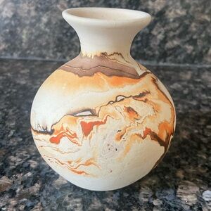 Nemadji pottery vase